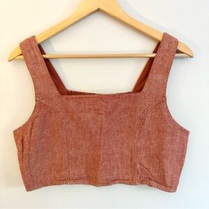 American Eagle Outfitters Rust Tank Top